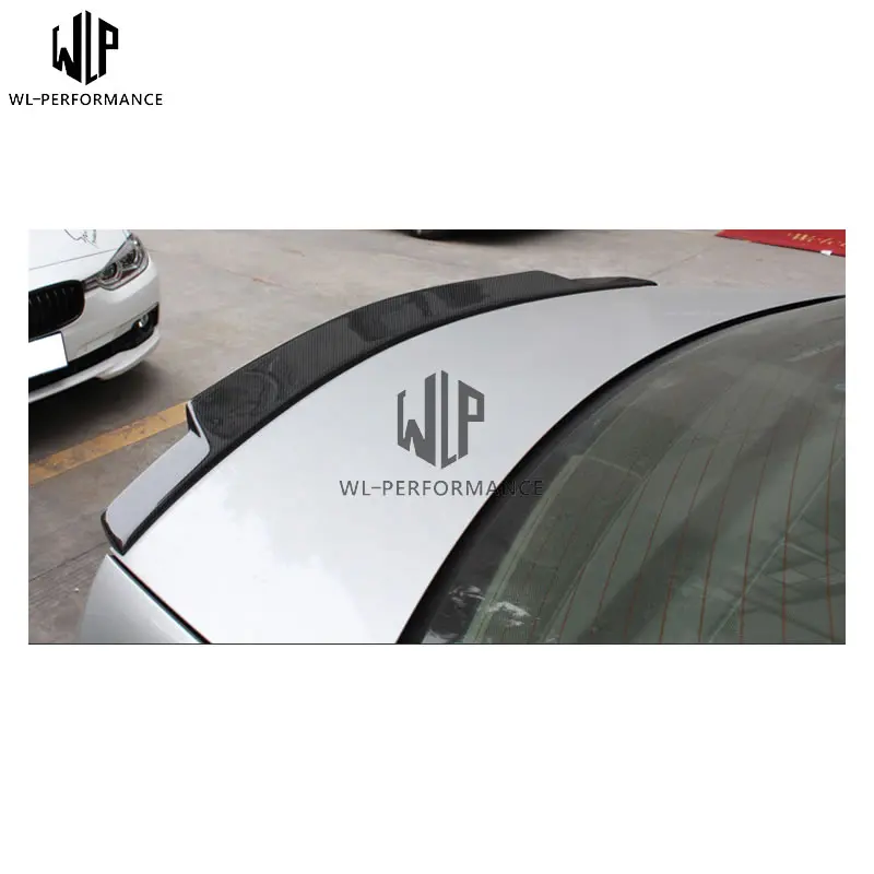 C Класс углеродного волокна задние крылья багажник спойлер для губ автомобильный