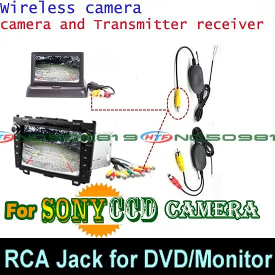 sonyccd wireless DVd Для sony CCD ночного видения широкоугольная Беспроводная Проводная камера заднего вида для парковки Toyota Corolla EX/BYD F3/F3R lifan 620 - Название цвета: sonyccd wireless DVd
