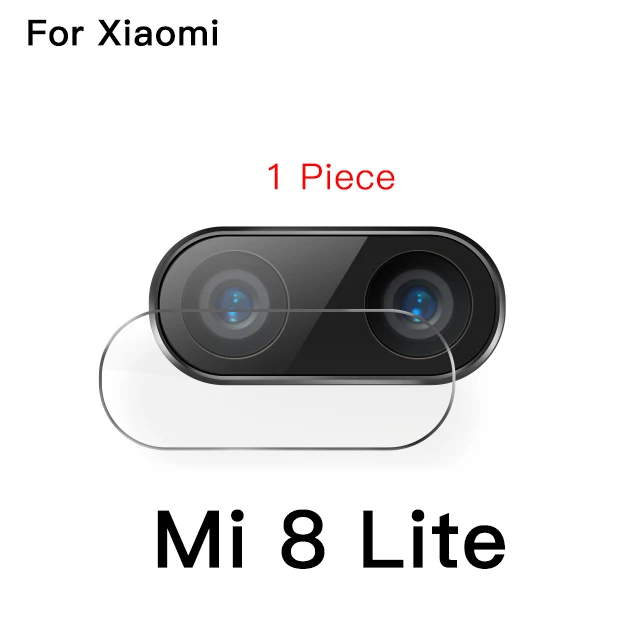 For Xiaomi mi 8 lite PZOZ для Xiao mi Pocophone F1 mi A2 9t Red mi Note 5 6 7 K20 Pro задняя камера объектив Защитная пленка Закаленное стекло Защитная пленка - Цвет: For Xiaomi mi 8 lite
