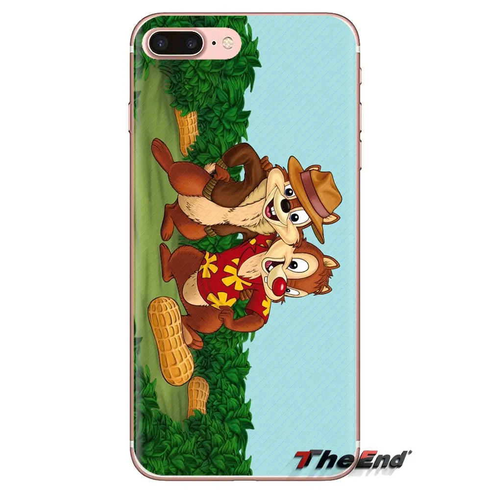 Silicone Phone Cover Bag Chip and Dale Anime Art For Sony Xperia Z Z1 Z2 Z3 Z5 compact M2 M4 M5 C4 E3 T3 XA Huawei Mate 7 8 Y3II |