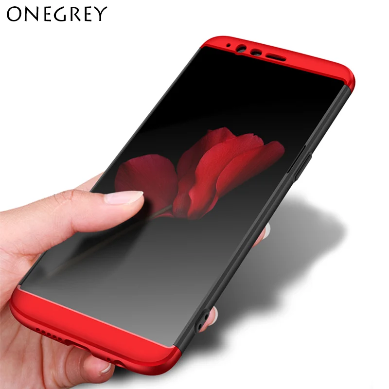 Оригинальный жесткий бронированный чехол для Oneplus 5 5T 3in1 матовый 360 градусов