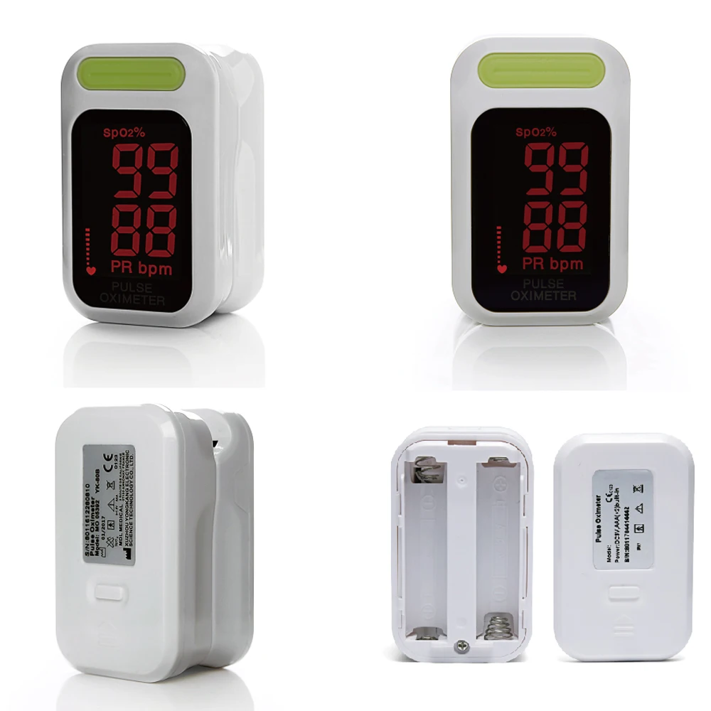 ZOSS Пальчиковый кислородный измеритель, светодиодный Пальчиковый зажим, пульсоксиметр, прибор для измерения пульса, датчик насыщения кислородом, 1 шт