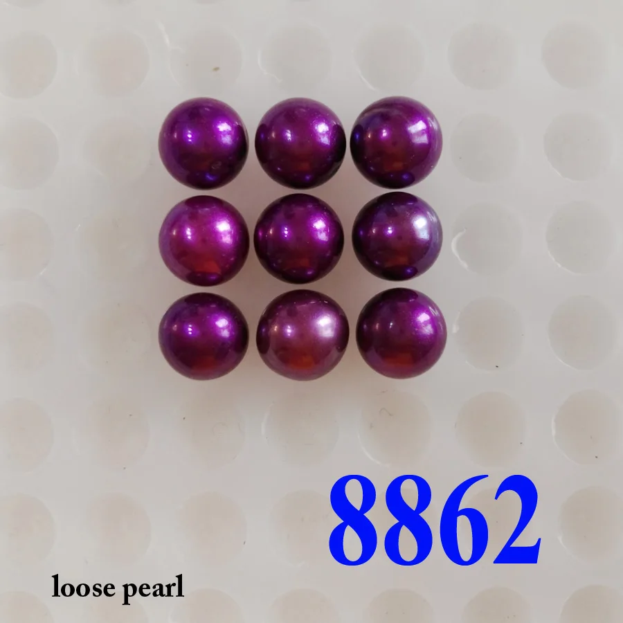 5 шт. круглые бусины из натурального окрашенного жемчуга 6 7 мм|pearl beads|beads beadsloose beads |