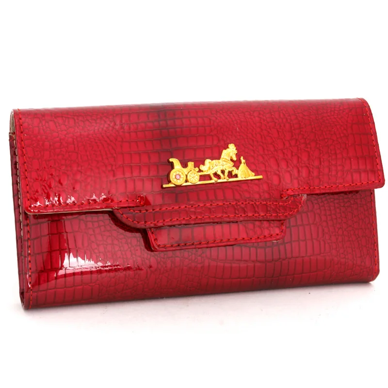 Женские кошельки высококачественный кожаный кошелек модные женские на застежке