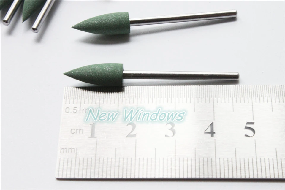 Новинка 100 шт фреза для тонкой полировки маленький зеленый цвет 2 35
