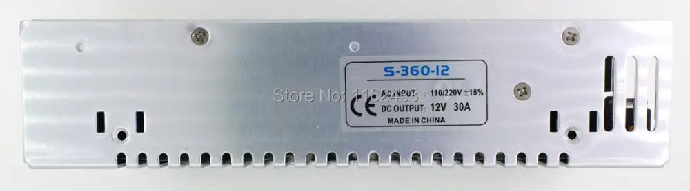 S-360-12 360W 12VDC 30A Одиночная группа импульсный источник питания AC 110 V/220 V к DC 12V