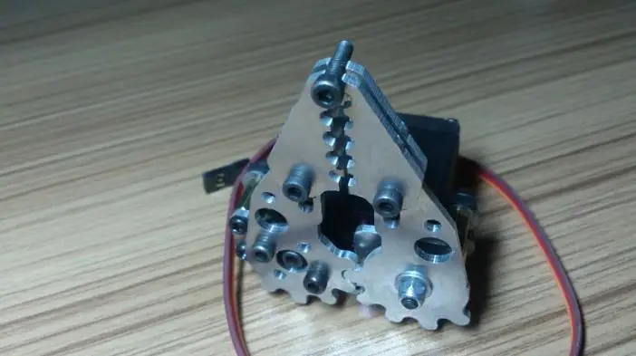 Металлический зажим для лап робота манипулятора с сервоприводом обучающая