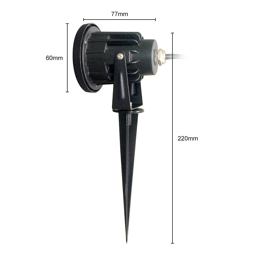 Уличные пейзажные COB LED садовый светильник 220V 12V открытый светодиодный Спайк светильник 3 Вт 5 Вт 7 Вт путь пейзаж Водонепроницаемый точечные лампы