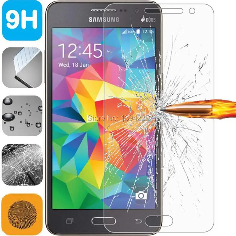 0.26 мм 9 9н Закаленное Стекло для Samsung G850F/G870/G3568/G3588/G3812/G5000/G5108/G6000/G7200/Защитная Пленка
