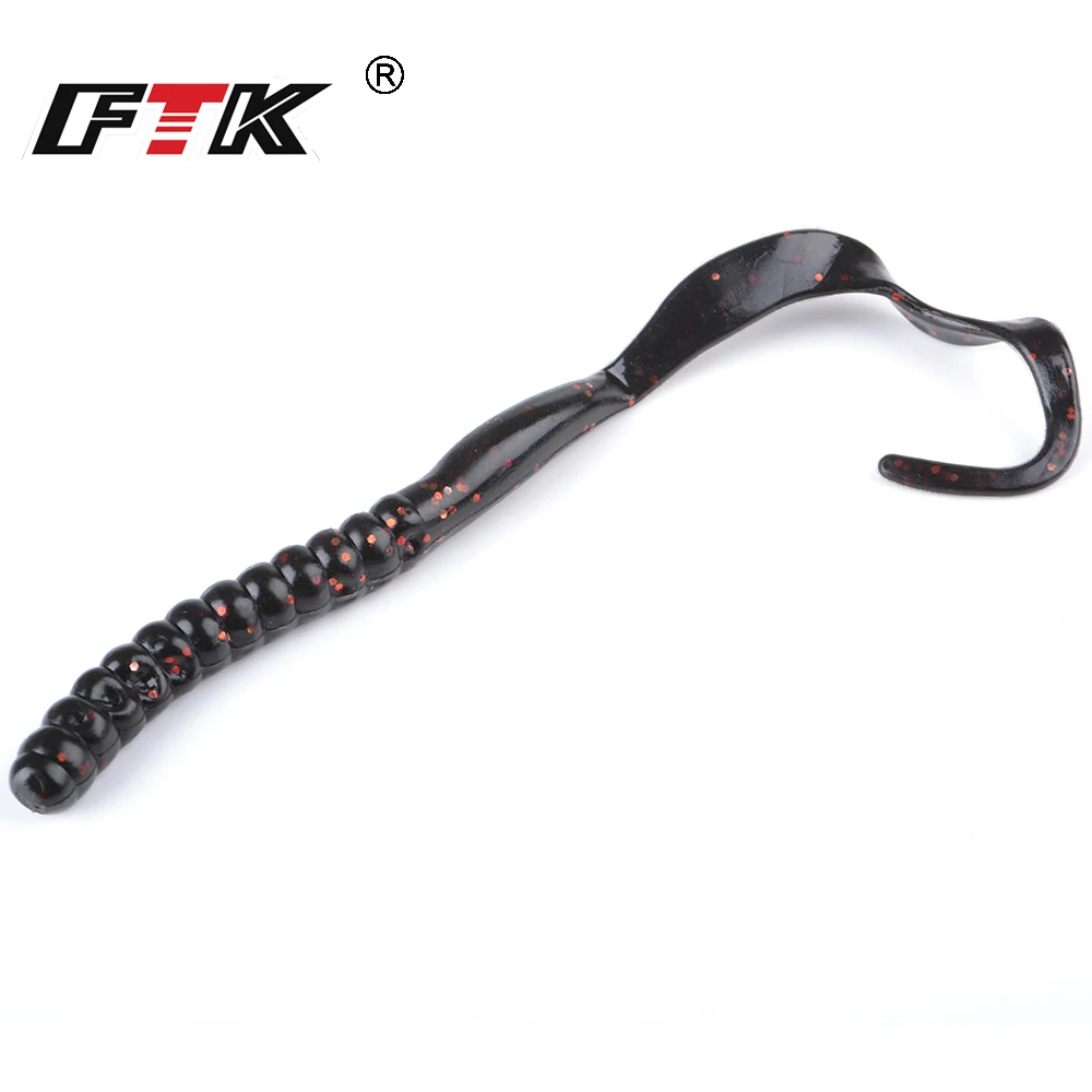 

FTK Fishing Lure Worm Bait Jigging Lure Maggots Wobblers Fishing worms Carp Worm Lure Grub Soft Lure Fishing Hook Tackle 625