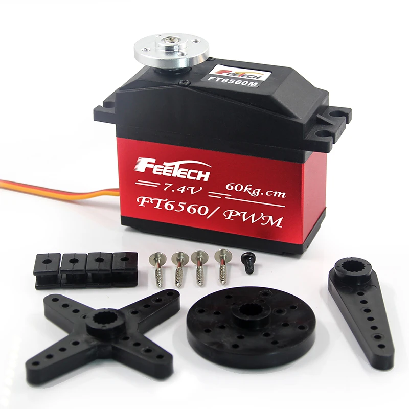 Feetech Servo FT6560M 60 кг Радиоуправляемый сервопривод с высоким крутящим моментом