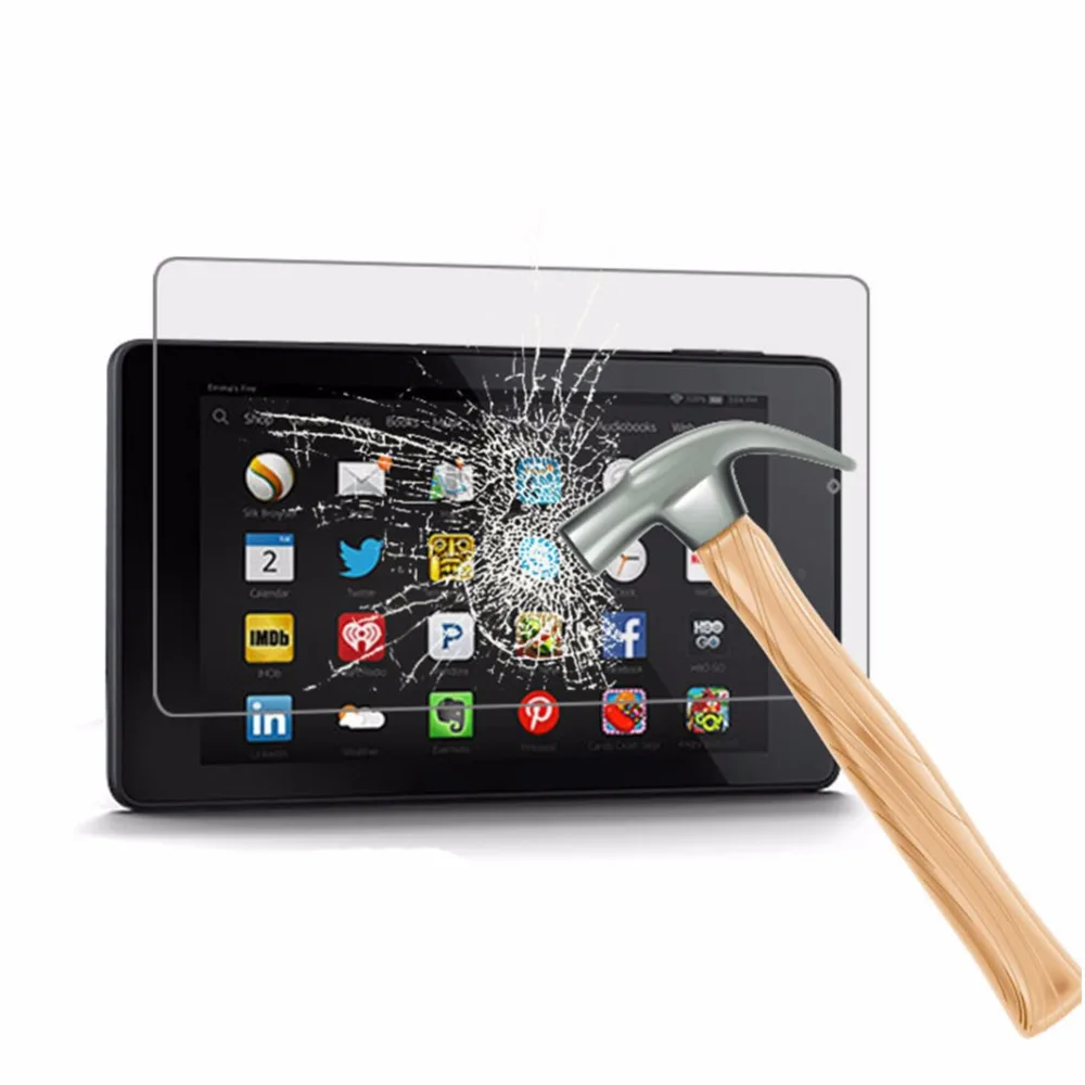 Для Amazon Kindle Fire 7 (5th Gen 2015 &amp 7th 2017) &quotпланшет Премиум 0 26 мм закаленное стекло Защита