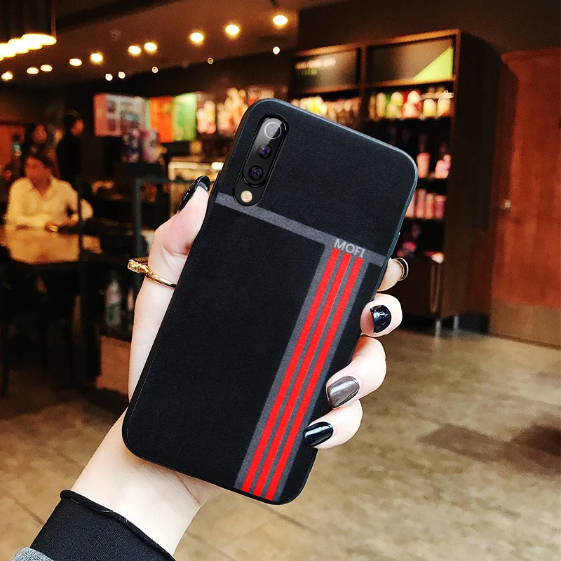 Чехол для Xiaomi Mi9 Se чехол задней панели спортивный с узором в полоску желтый Mi 9Se |