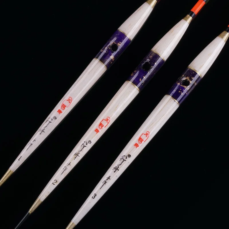 Полый хвостовый поплавок Balsa деревянная рыболовная 1 3 # карася предпочтительный