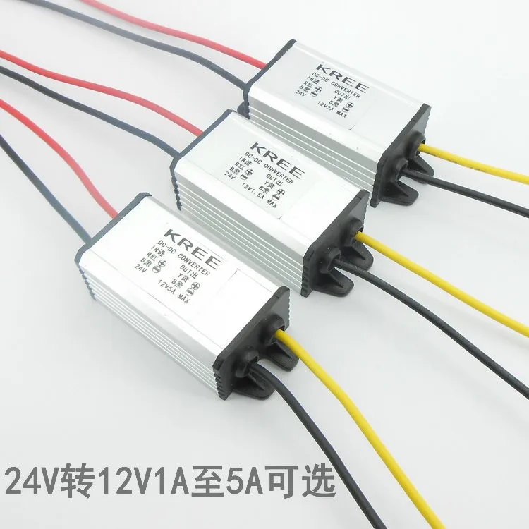 24 v постоянного тока до работающего на постоянном токе 12 В в трансформатор понижающий трансформатор dc-dc модуль источника питания с 1,5 A2A3A5A автомобильный преобразователь напряжения
