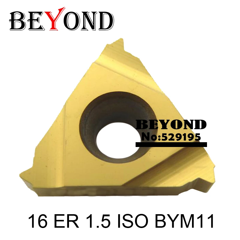 16 ER 1 5 ISO BYM11 Iso метрические полнопрофильные твердосплавные резьбы вставки карбида