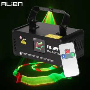 Лазерный сканер ALIEN DMX512, 250 мВт, с дистанционным управлением