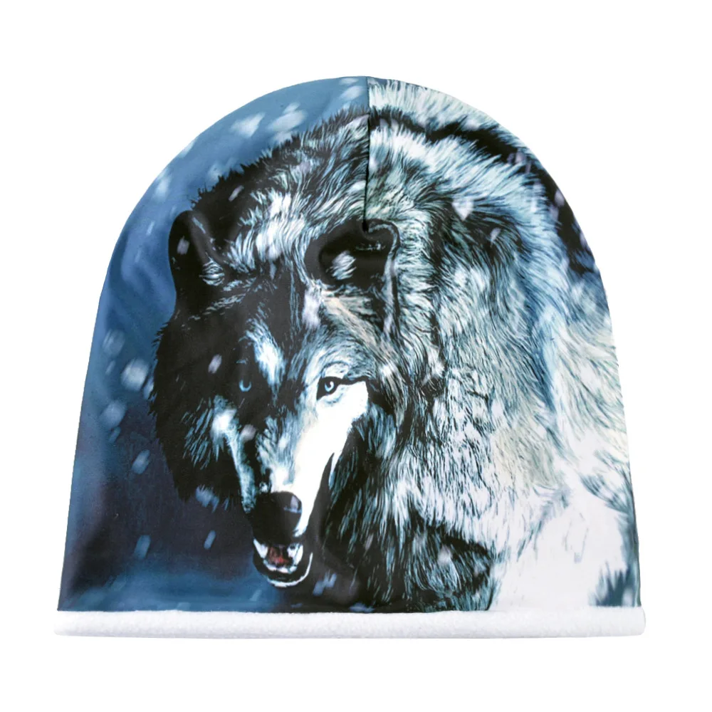 Skullies Beanie Мужская зимняя Осенняя вязаная шляпа теплая флисовая подкладка
