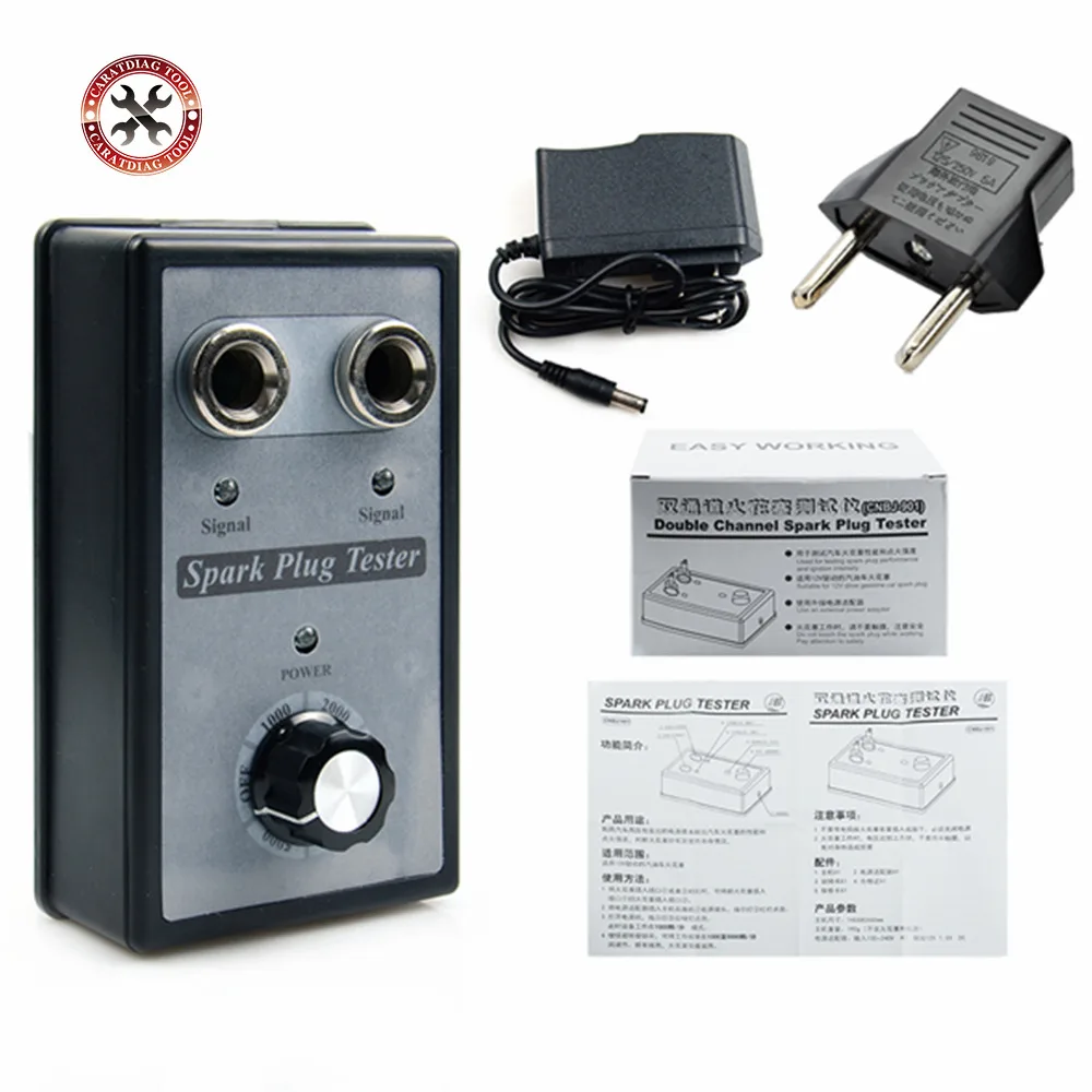 Новинка 2019 тестер свечи зажигания с двумя отверстиями диагностический