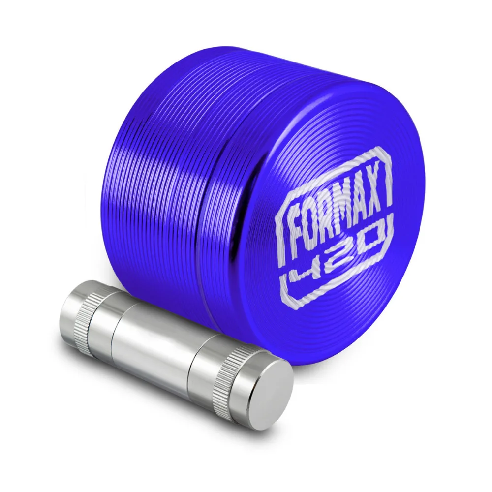 Formax420 2 5 дюйма/62 мм 4 шт. CNC синяя пульсация табака измельчитель с пыльцеуловителем