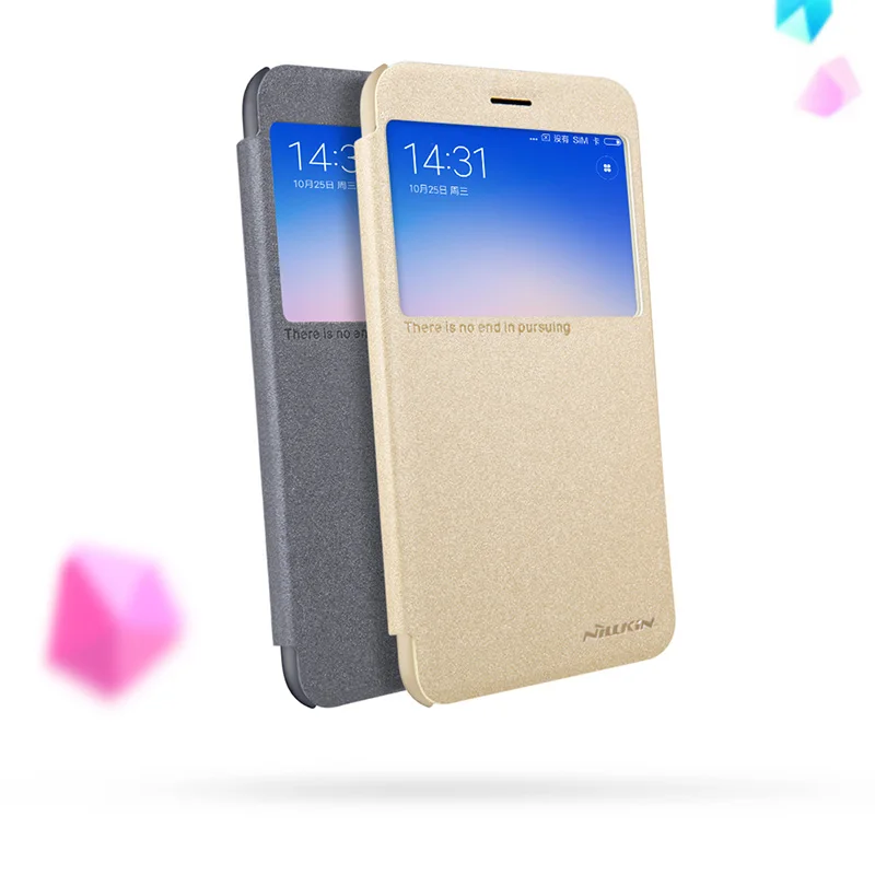 Для Xiaomi Redmi 6 6A 5A чехол Nillkin Роскошный чехол из pu кожзама кожаный чехол для телефона Smart View Защитная крышка для Xiaomi Redmi 6A 6 5A чехлы