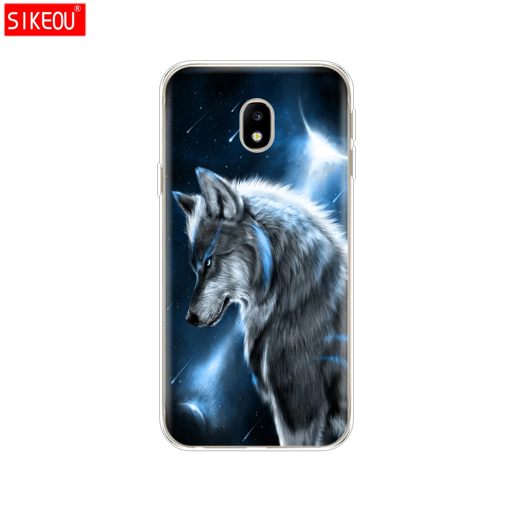 12057 Чехол для телефона для samsung Galaxy J7 J730F J7 Pro Чехол Мягкий ТПУ силиконовый чехол для samsung J7 J730 чехол кошка - Цвет: 12057