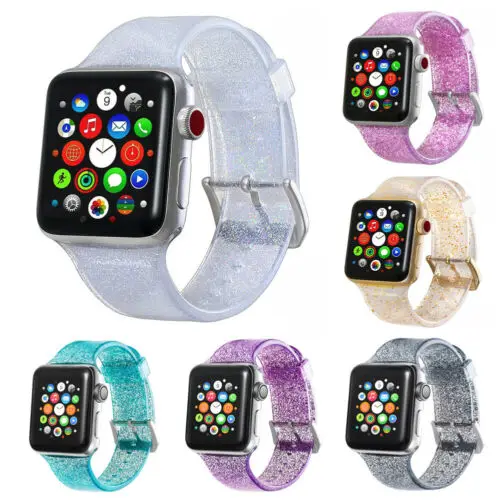 Ремешок силиконовый для спортивных часов Apple Watch iWatch Series 1/2/3/4 3C13 38/40 мм 42/44 |