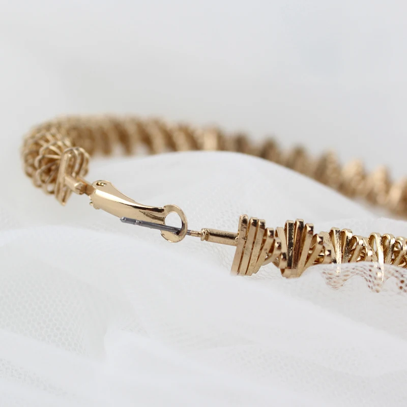 Уникальный дизайн 75 мм золотой цвет большие серьги-кольца для женщин кусачки