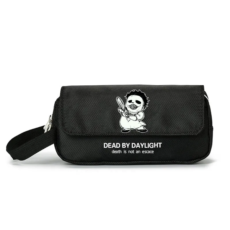 Большая сумка для хранения канцелярских принадлежностей с принтом игры Dead by Daylight, холщовые школьные сумки, органайзер для косметики