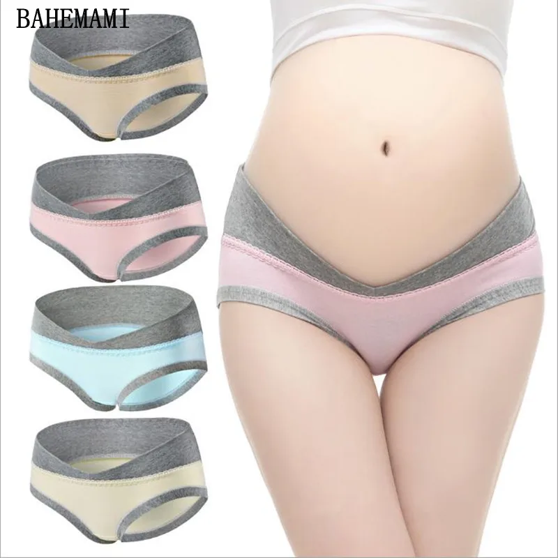 3 шт./партия хлопковое нижнее Белье для беременных женщин белье u образная Низкая