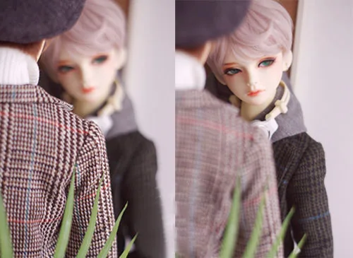 BJD Одежда для куклы SD13 uncle SD17 три или четыре минуты MSD шерстяное клетчатое пальто коричневого и зеленого цвета Длинная ветровка аксессуары для куклы