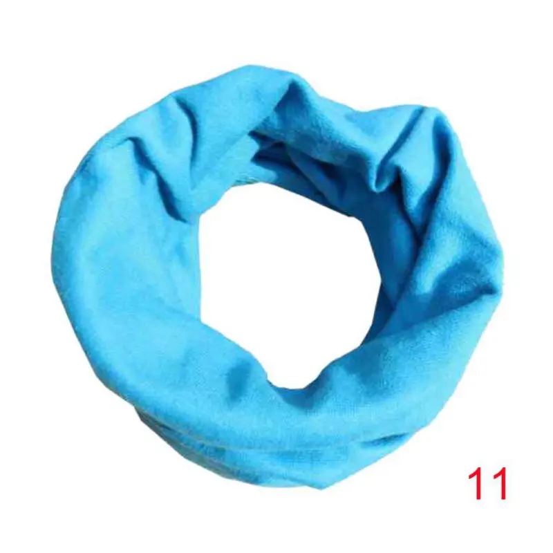 light blue Весенние Шарфы Осень-Зима для детей ясельного возраста очень милая детская нагрудный шарф для девочек и мальчиков O хомут для шеи крышка одежда аксессуары - Цвет: light blue