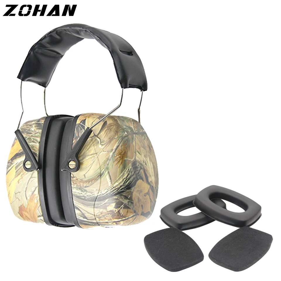 Наушники ZOHAN с защитой ушей NRR35DB шумозащитные наушники тактическая съемка от шума
