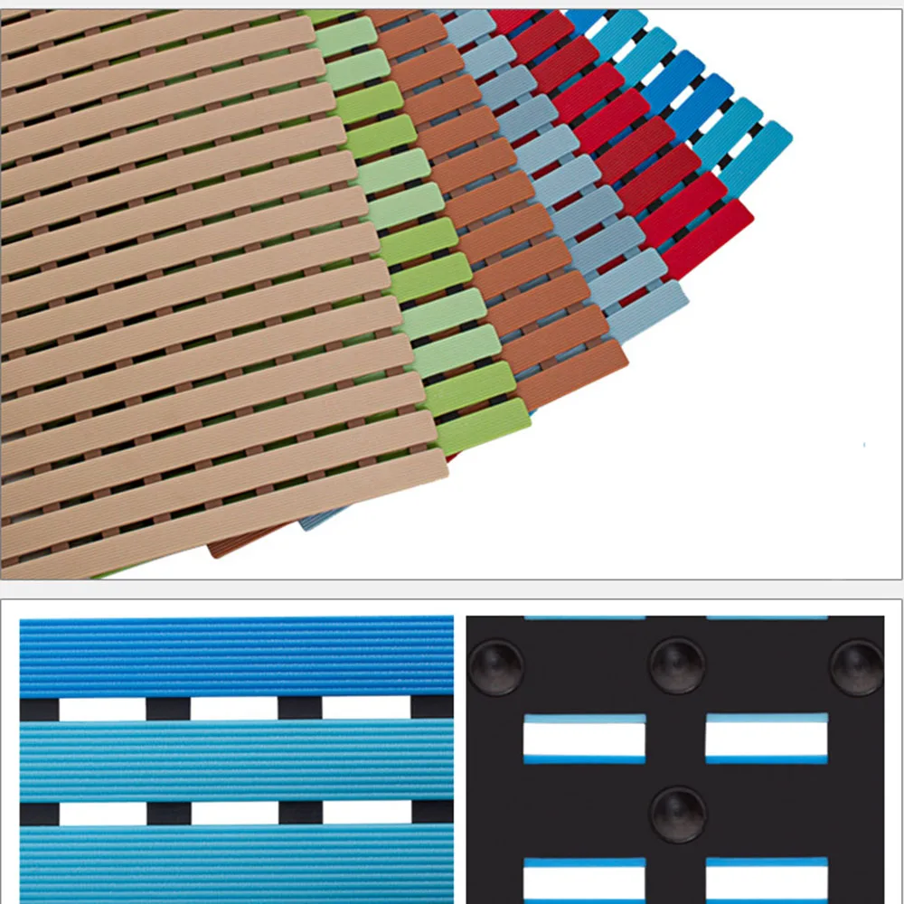 Нескользящие коврики для ванной очень плотный резиновый Антибактериальный