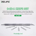 Набор ножей для замены центрального процессора RELIFE, инструмент для разборки чипов материнской платы, детской платы, A8, A9, A10, A11, A12