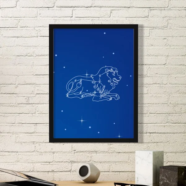 Стрелец Скорпион Дева Звездная Вселенная Созвездие Зодиак простая фоторамка