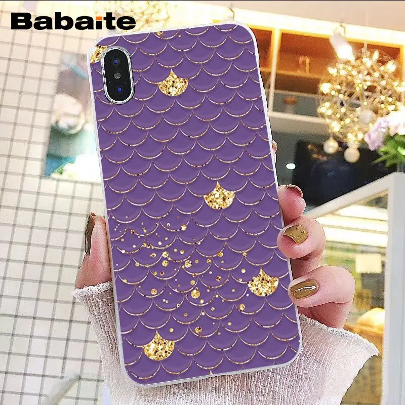 A15 Babaite модная Русалка хвост Bling масштаб чехол для телефона iphone 11 Pro 11Pro Max 8 7 6S Plus 5 5S SE XR X XS MAX 10 Coque - Цвет: A15
