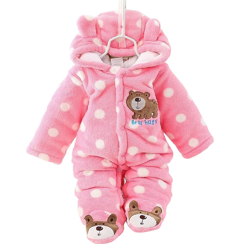 Новые осенние детские комбинезоны с хлопковой подкладкой для новорожденных