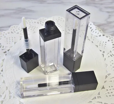 

200 шт. 7 мл Лучшие Класс черный блестящий оптом Стиль по санитарному надзору за качеством пищевых продуктов и медикаментов Пустой Круглый Блеск для губ упаковочных контейнеров, опт, губная помада, бальзам для губ Tu