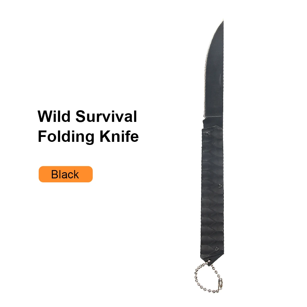 Black Folding Knife JelBo портативный мини-нож Фруктовый нож лагерь Открытый Охота выживания поход Карманный ящик самообороны письмо посылка открытие Открыватель - Цвет: Black Folding Knife
