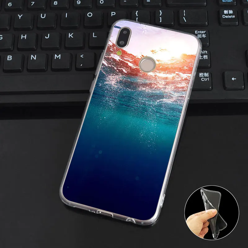 L196 пейзаж природы Мягкий ТПУ силиконовый чехол для Huawei P8 P9 P10 P20 P30 Lite Pro P Smart Plus 2017