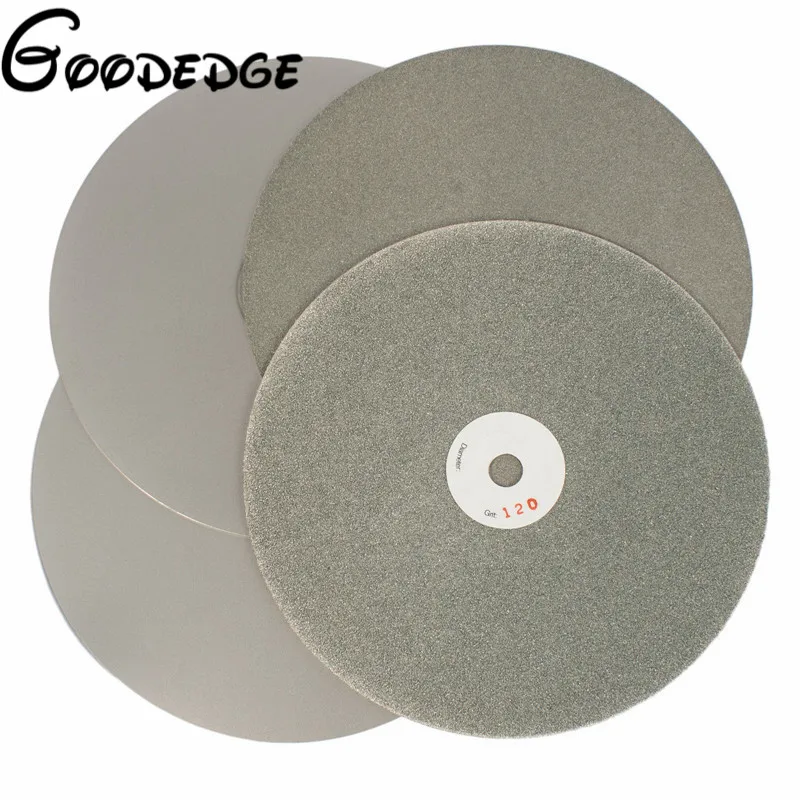 8 &quotдюймовый Grit60 3000 гальванический алмазный шлифовальный диск с покрытием