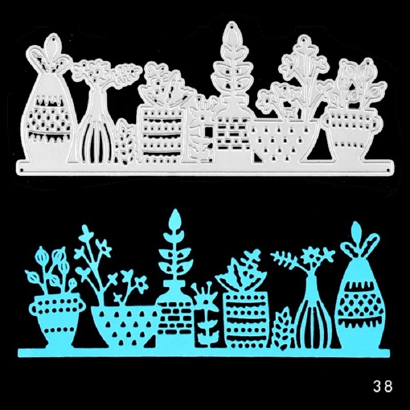 Пресс-формы в виде растений и цветов для скрапбукинга |