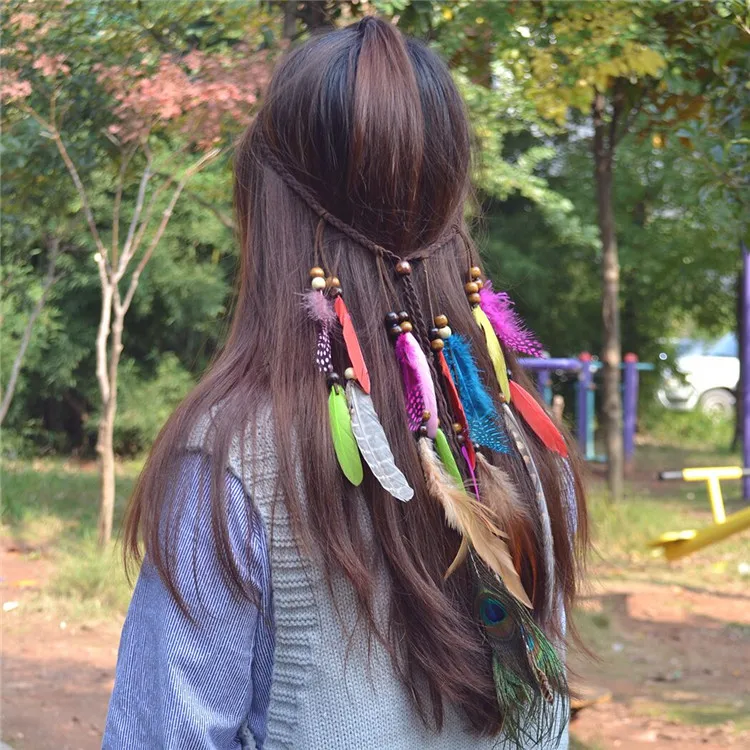 Оптовая продажа женский головной убор с перьями для танца живота модный леди|belly