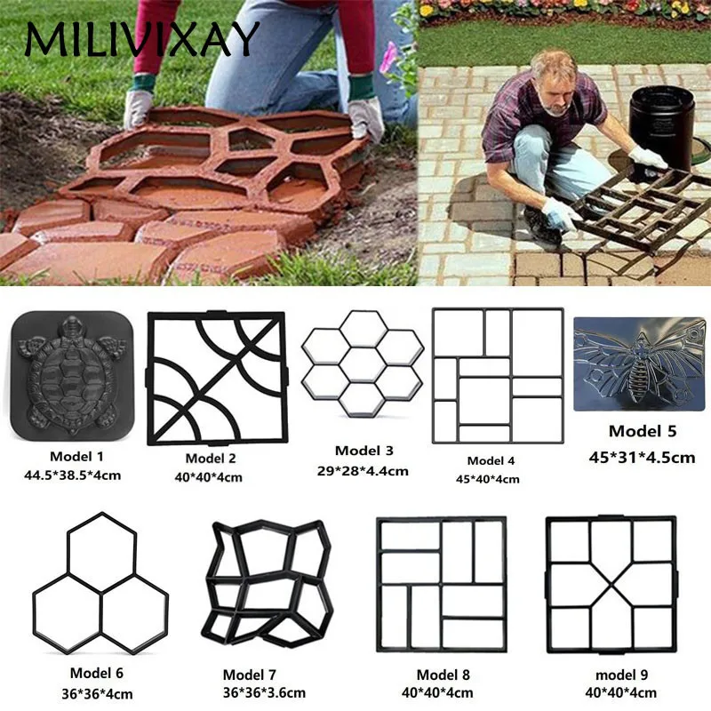 1 шт. форма сделай сам для подъездной дорожки|Формы уличной плитки| |