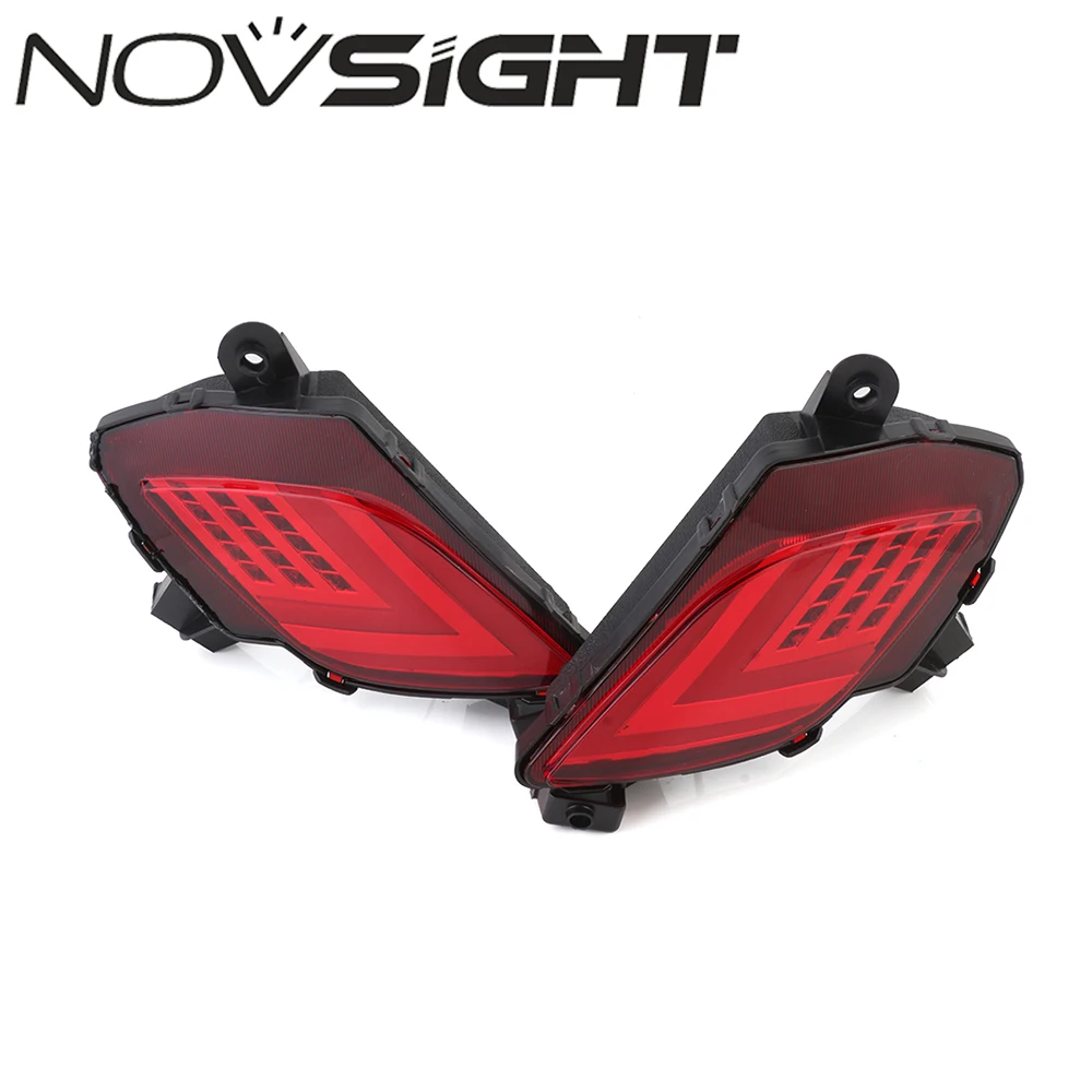 NOVSIGHT автомобиля светодиодный задний бампер Предупреждение свет лампы перерыв