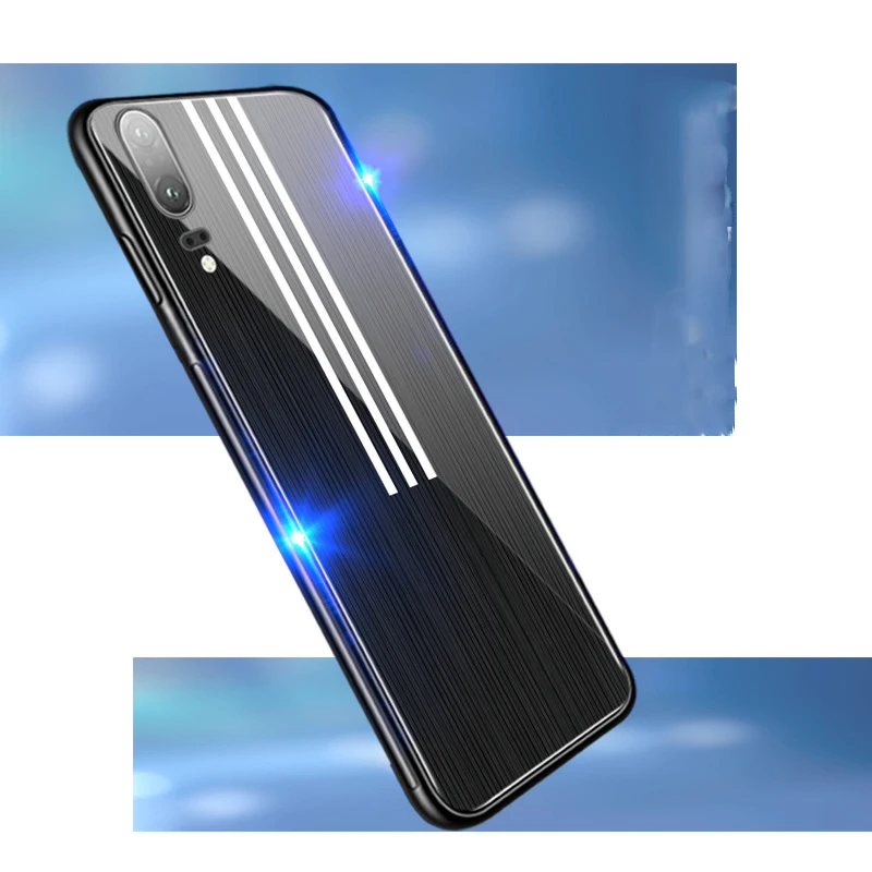 Wood Texture Tempered Glass Case for Huawei P20 Lite Pro Nova 3 3e 2 2S P10 P9 Plus Honor 10 V10 9 V9 Mate RS Cover Caphina |