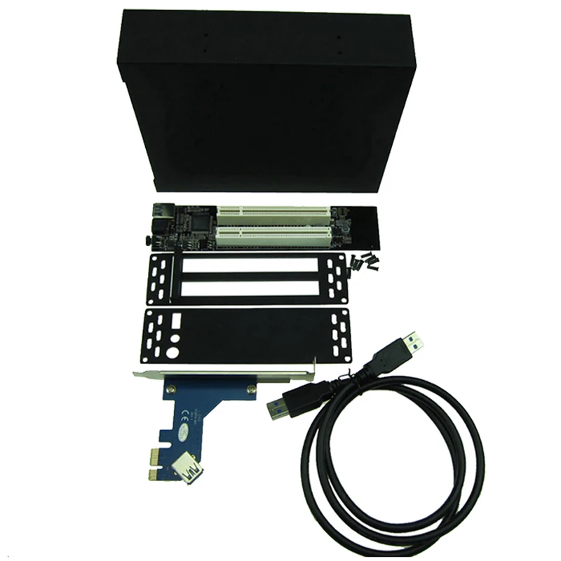 Адаптер PCIe для PCI с двумя слотами 2x express x16 видеокарта ADP09928|pcie to pci|to pcipci |