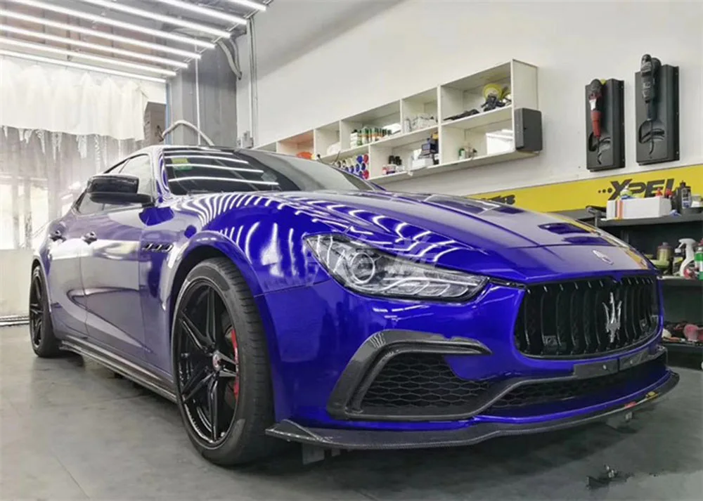 Разветвители для переднего бампера из углеродного волокна Maserati ghiдоступ к
