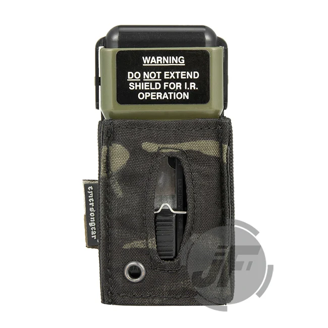 Emerson MS2000 Тактический стробоскопический светильник защитный чехол EmersonGear аварийный маркер Перевозчик крюк и петля для крепления шлемов - Цвет: MCBK